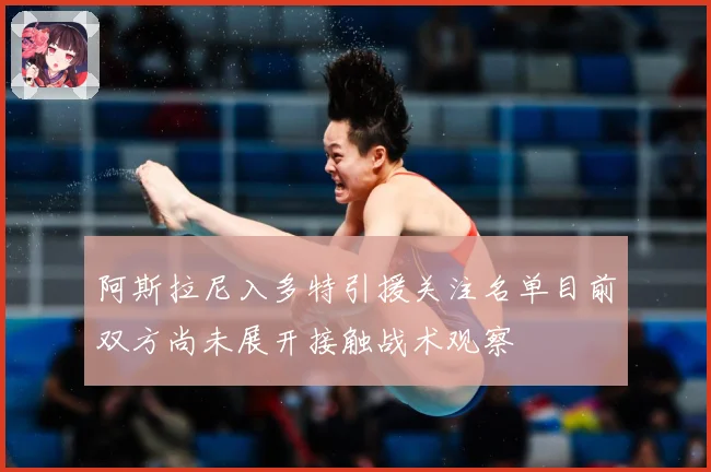 阿斯拉尼入多特引援关注名单目前双方尚未展开接触战术观察